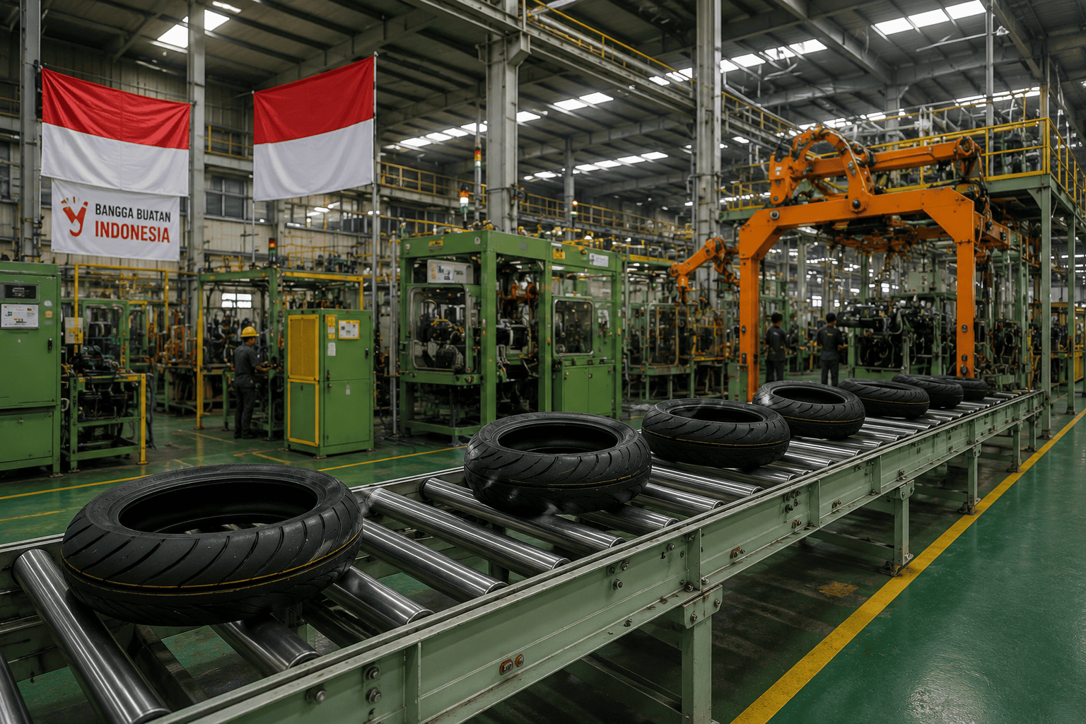 Modern industrial manufacturing